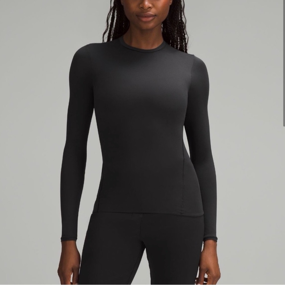Lululemon Wundermost Ultra-Soft Nulu Long-Sleeve Shirt Black